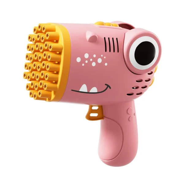 40 Holes Dinosaur Bubble Gun Handheld Fully Automatic Bubble Machine Without Battery And Bubble Water For Kids Gift - Image 2