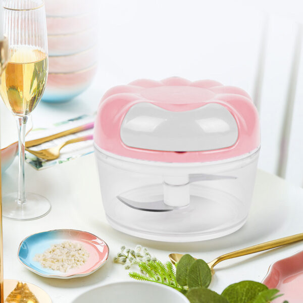 1Pc New Pink Kitchen Mini Home Mashed Potato Garlic Mash Manual Mixer Food Garlic Press Special for Kitchen Cooking Machine - Image 2