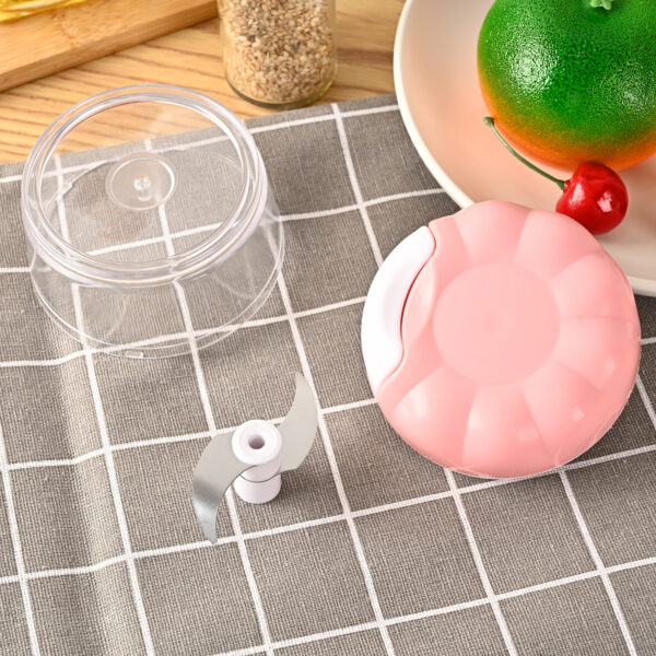 1Pc New Pink Kitchen Mini Home Mashed Potato Garlic Mash Manual Mixer Food Garlic Press Special for Kitchen Cooking Machine - Image 3