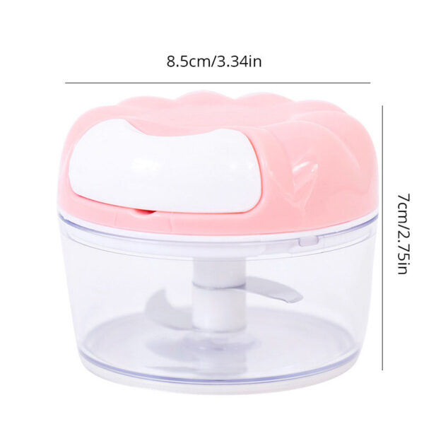 1Pc New Pink Kitchen Mini Home Mashed Potato Garlic Mash Manual Mixer Food Garlic Press Special for Kitchen Cooking Machine - Image 4