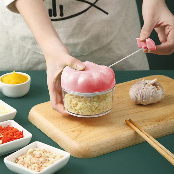 1Pc New Pink Kitchen Mini Home Mashed Potato Garlic Mash Manual Mixer Food Garlic Press Special for Kitchen Cooking Machine - Image 6