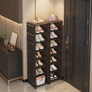Multiple Layers Shoe Organizer Shoe Rack Organizer Space Saving Rack For Wall Corner Stackable Shelf For Rental House Door
