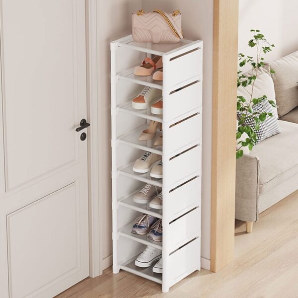 Multiple Layers Shoe Organizer Shoe Rack Organizer Space Saving Rack For Wall Corner Stackable Shelf For Rental House Door - Image 8