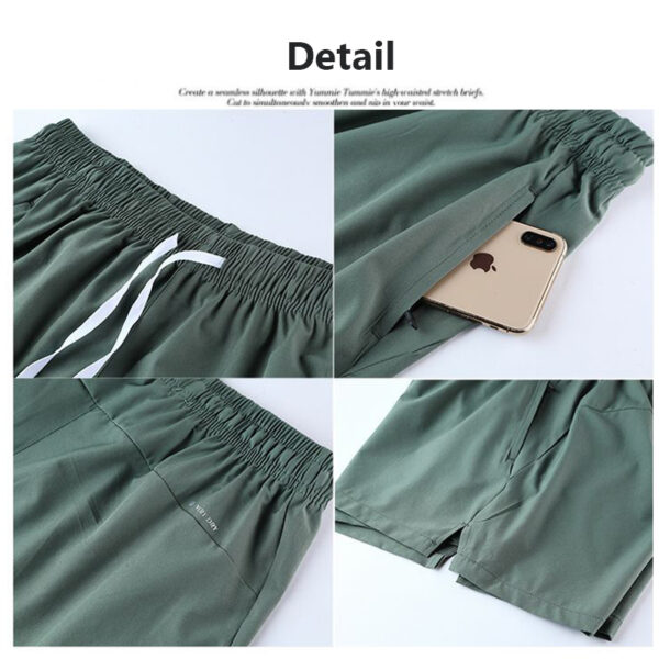 Men's Running Shorts Fitness Training Sportswear Quick Dry Summer Beach Bottom Workout Jogging Short Pants Men Sport Gym Shorts - Image 2