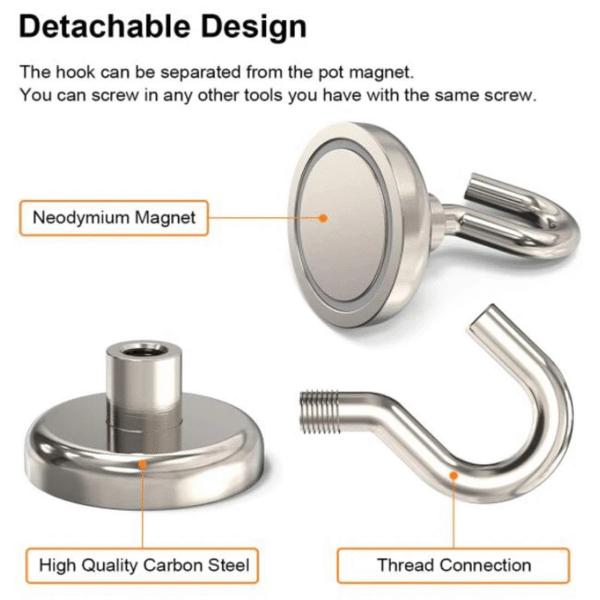 E10/12/16/32mm Strong Magnetic Hooks Multi-Purpose Storage Home Kitchen Bar Storage Key Storage Hooks Bathroom Hangers - Image 5