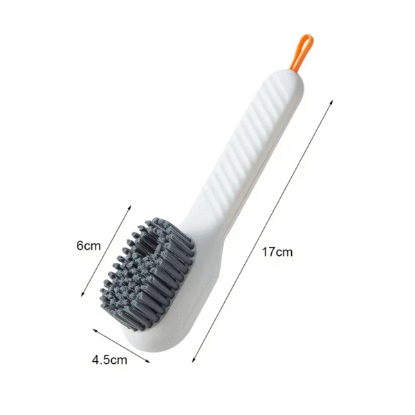 Multifunction Cleaning Shoe Brush Soft Automatic Liquid Shoe Brush Long Handle Clothes Soap Brush With Hook Clean Tool - Image 5