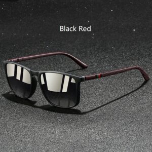 Fashion Colorful stripes Vintage Square Sunglasses For Men Women Driving Fishing Brand Designer Sun Glasses Man UV400 Eyewear