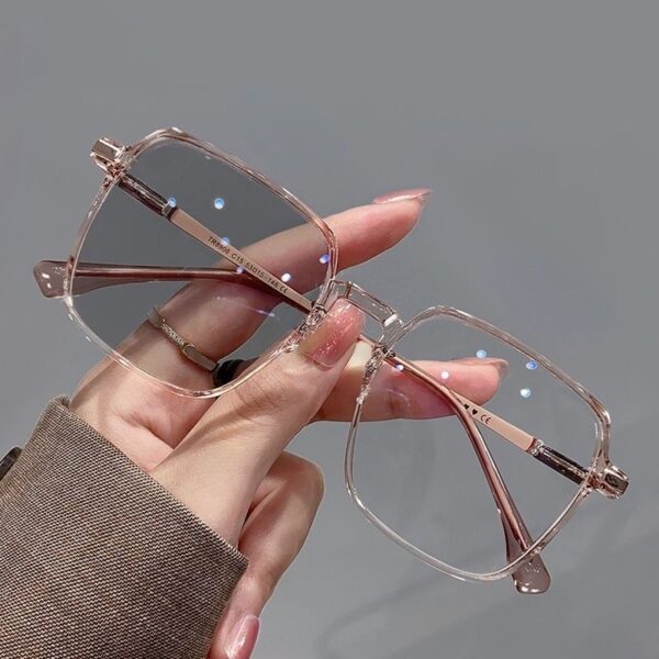 Photochromic Anti Radiation Glasses Metal Eyeglass For Woman Men - Image 11